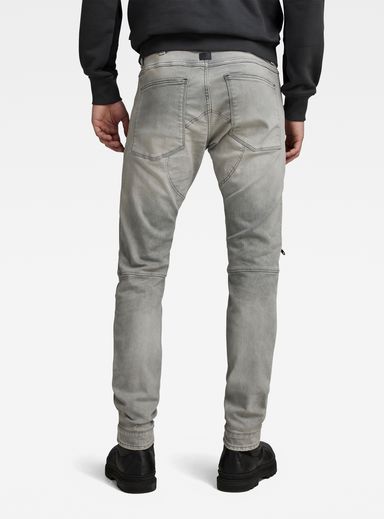 5620 3D Zip Knee Skinny Jeans | グレー | G-Star RAW® JP